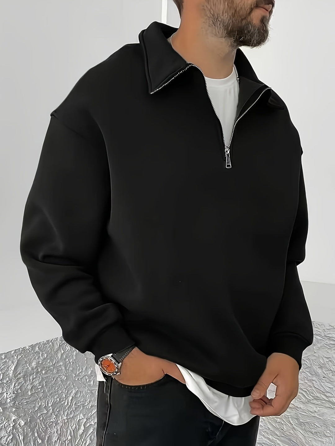 Nexus | Half-Zip Sweatshirt – Cozy Style for Everyday Wear