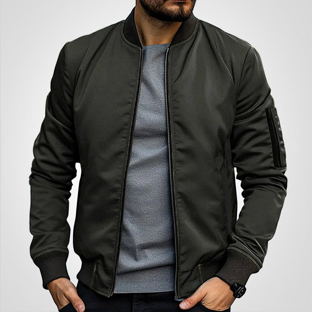 Kevin | Modern and Classic Ribbed Bomber Jacket