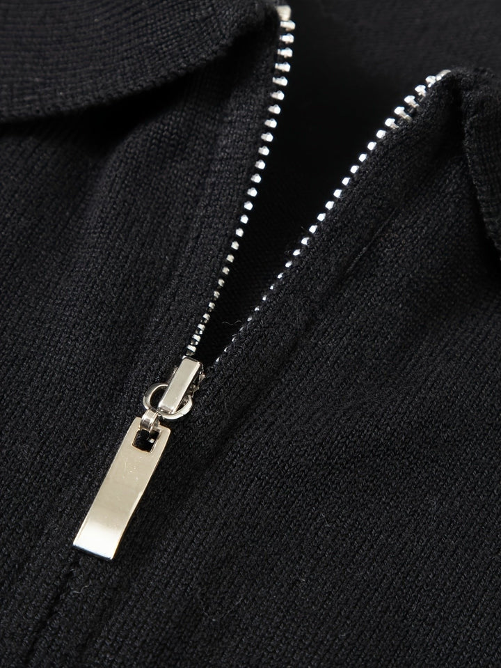 Donovan | Quarter-Zip Polo Sweater for Men – Effortless Style