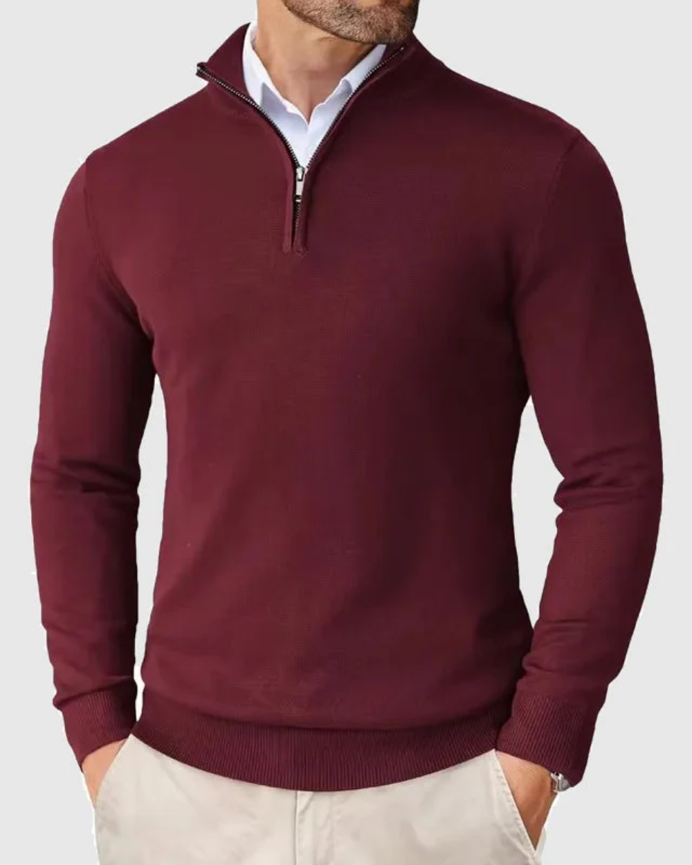 Refined | Zip Sweater for Men – Stylish Everyday Wear