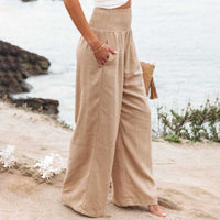Nora | Casual and Breathable Cotton Linen Wide Leg Pants