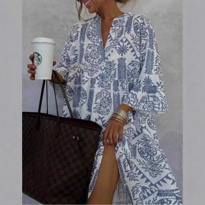 Harper | Lightweight and Casual Floral Print Tunic Dress