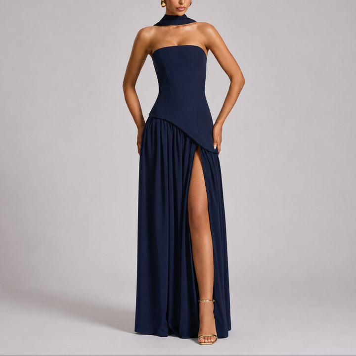 Sara | Elegant And Stylish Fall Wedding Maxi Dress