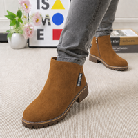 Kerstin | Bottines douillettes et élégantes en fausse peau de mouton