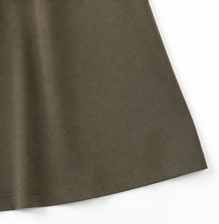 Solvea | Cowl Neck Shift Dress – Sleeveless Mini with Pockets