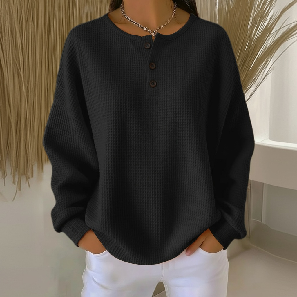Clara | Cozy And Stylish Waffle Knit Sweater