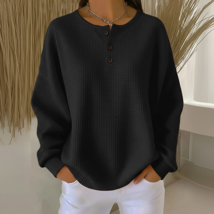 Clara | Cozy And Stylish Waffle Knit Sweater