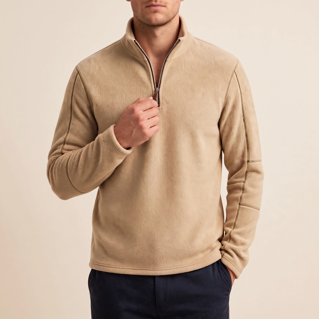 Hollingworth | Quarter Zip Fleece for Men – Warm Everyday Layer