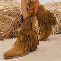 Ava | Bold And Modern Fringe Cowboy Boots