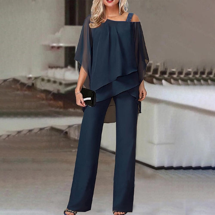 Clara | Elegant Cold Shoulder Two Piece Set
