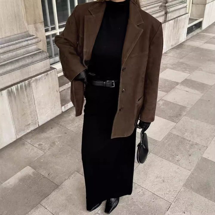 Eleanor | Comfortable And Soft Women's Suede Blazer