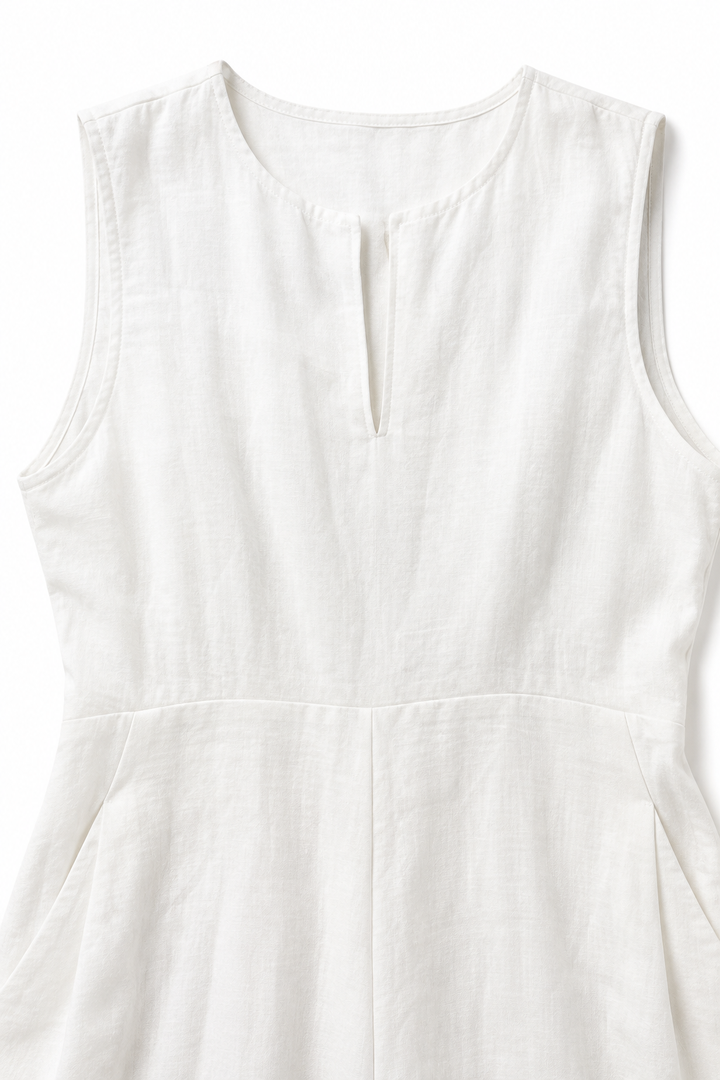 Wearby | Wide-Leg Jumpsuit – Effortless V-Neck Style for Women