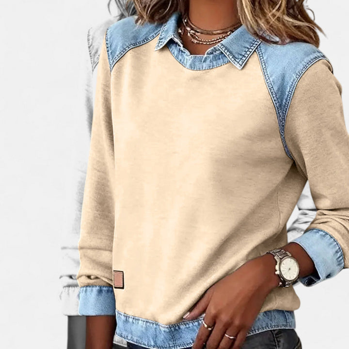 Luna | Modern And Comfortable Long-Sleeve Knit Sweatshirt