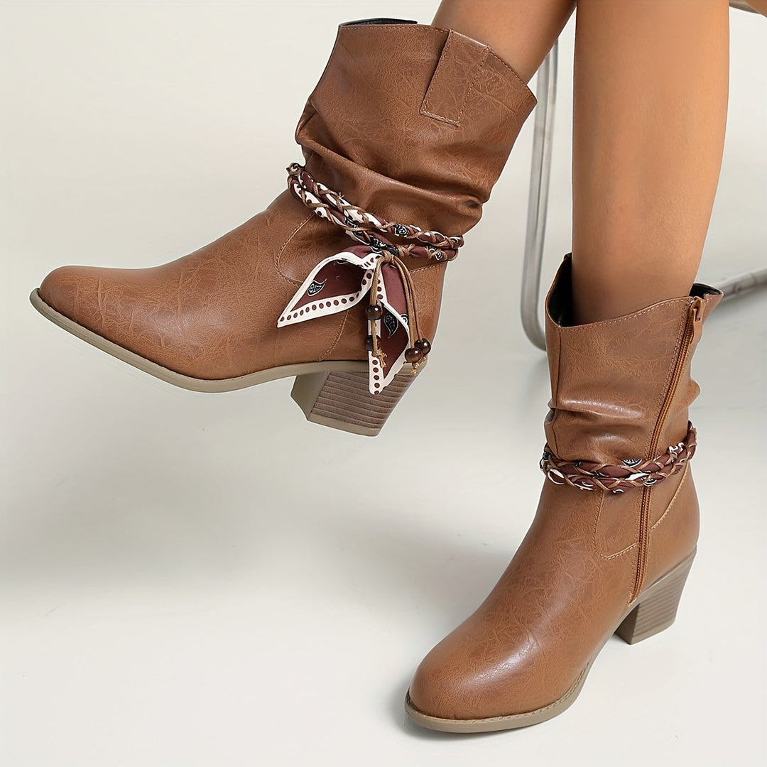 Olivia | Comfortable And Stylish Slouch Ankle Boots
