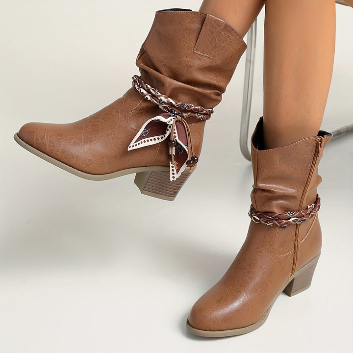 Olivia | Comfortable And Stylish Slouch Ankle Boots
