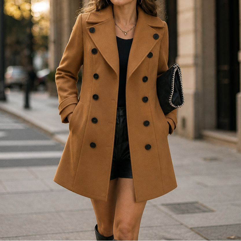 Overcoat & Co. | Relaxed Double-Breasted Wool-Blend Coat