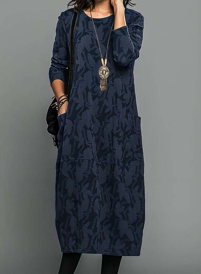 Leah | Winter Dress – Elegant Style with Convenient Pockets