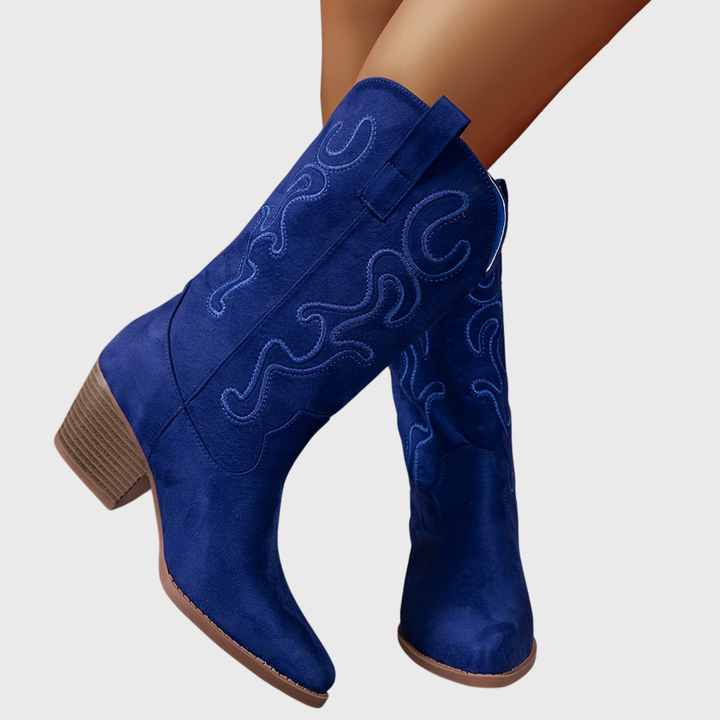 Seraphina | Bottes de cowboy élégantes et confortables à mollet large