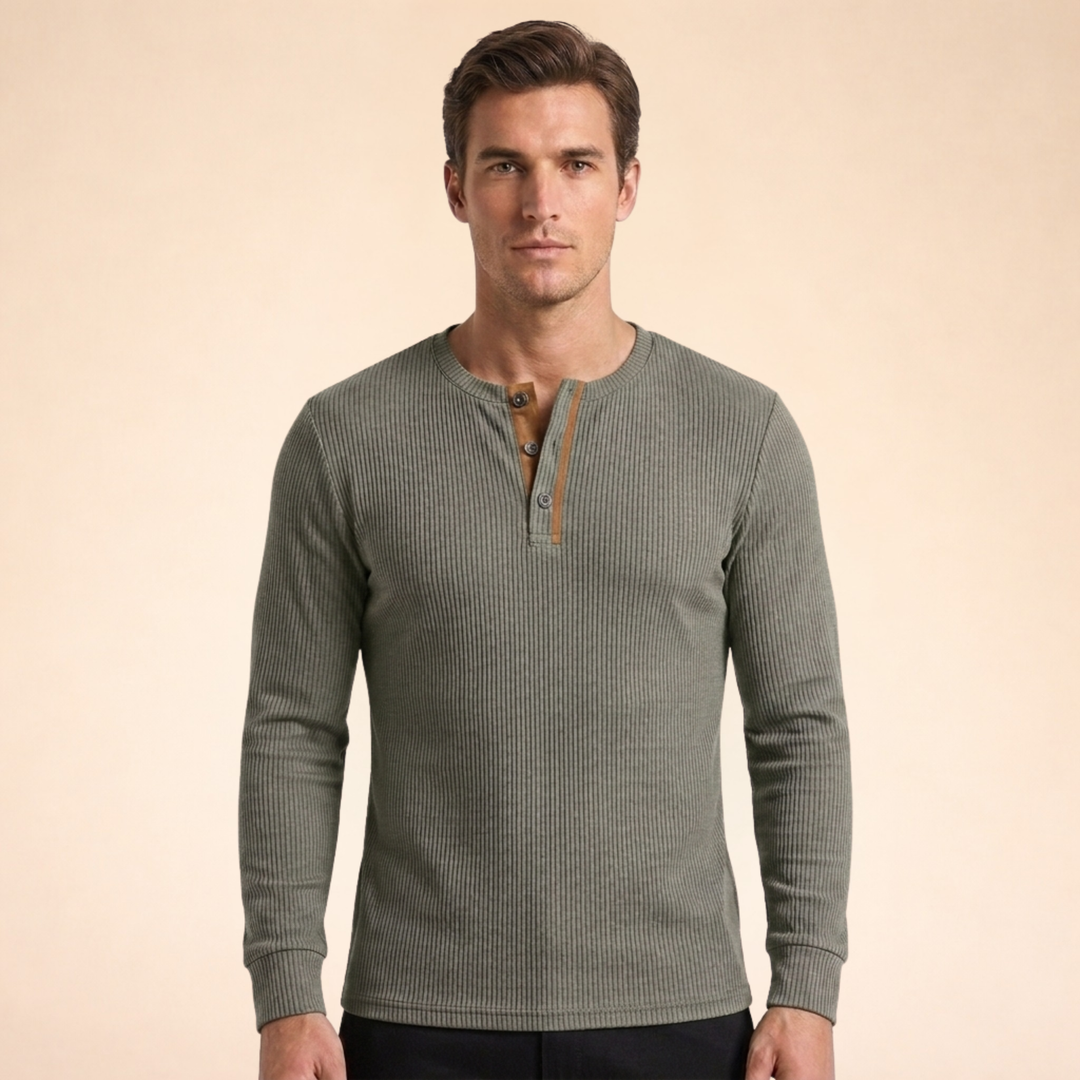 Valenor | Men’s Corduroy Long Sleeve Essential Shirt