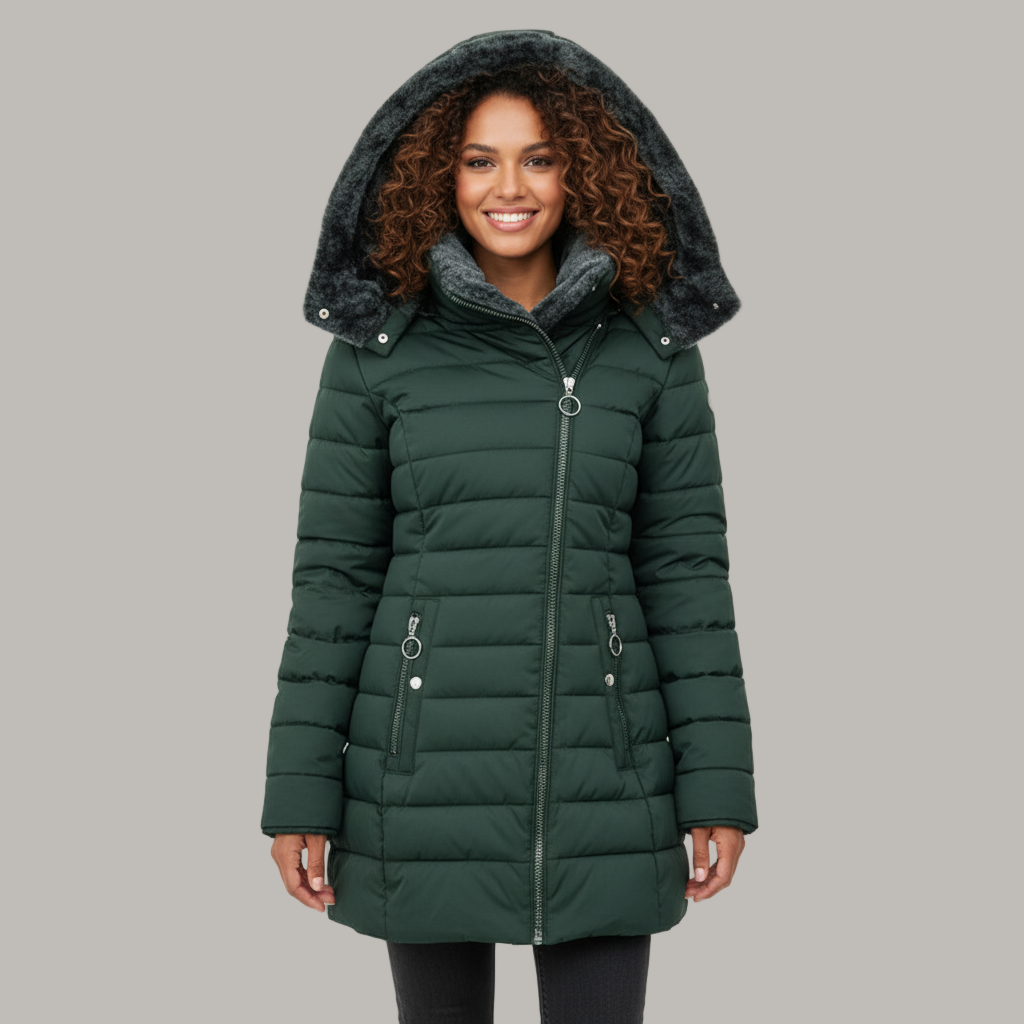 Gisela | Winter Coat with Faux Fur Lining
