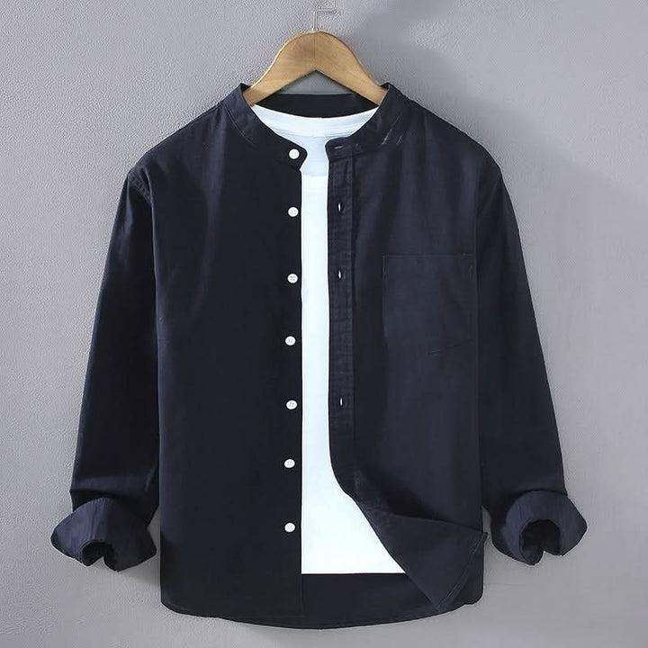Riley | Casual Linen Shirt – Structured Design for Effortless Style