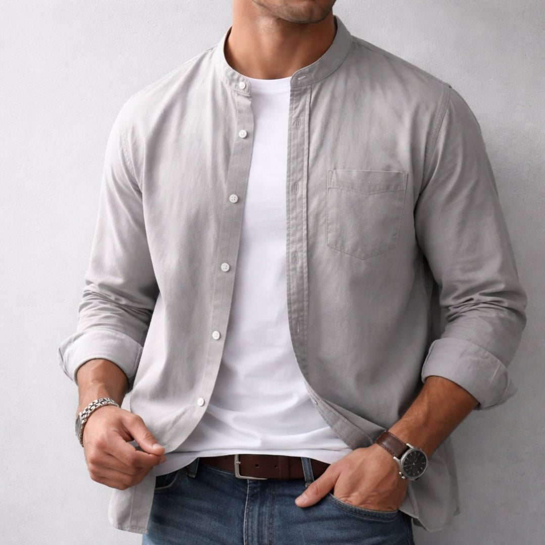 Riley | Casual Linen Shirt – Structured Design for Effortless Style