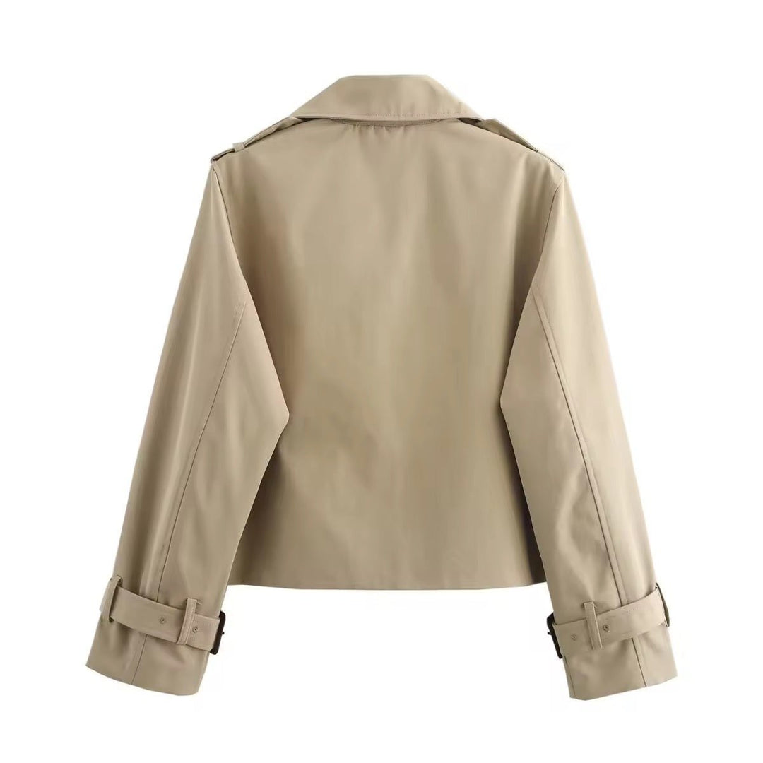 Luna | Comfortable And Elegant Cropped Trench Coat