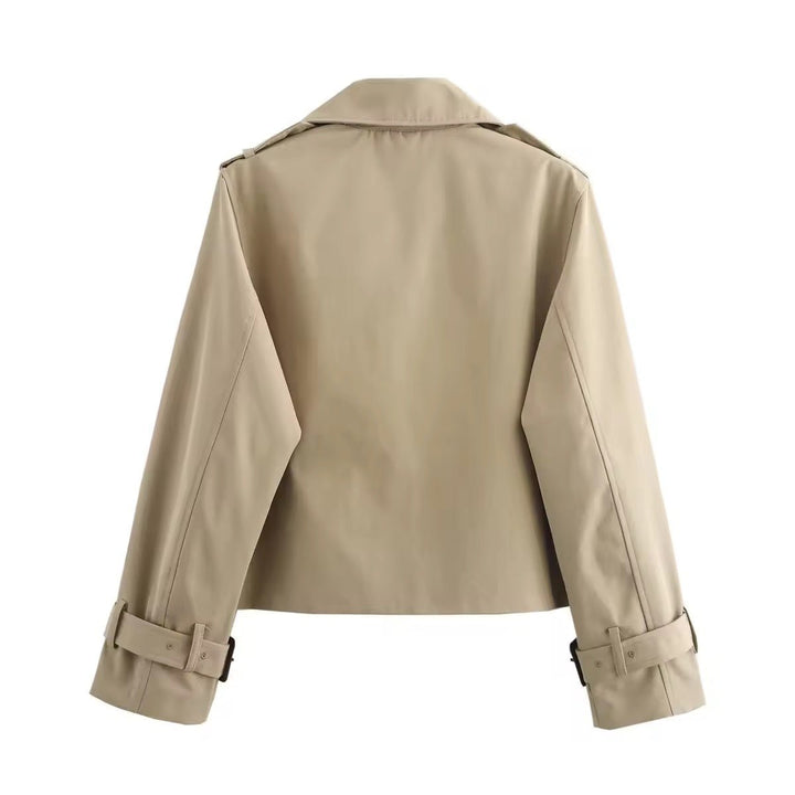 Luna | Comfortable And Elegant Cropped Trench Coat
