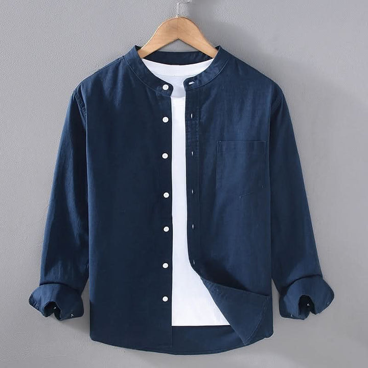 Riley | Casual Linen Shirt – Structured Design for Effortless Style