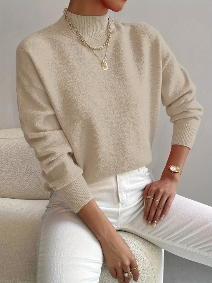 Amelia | Elegant And Comfortable Turtleneck Knit Sweater