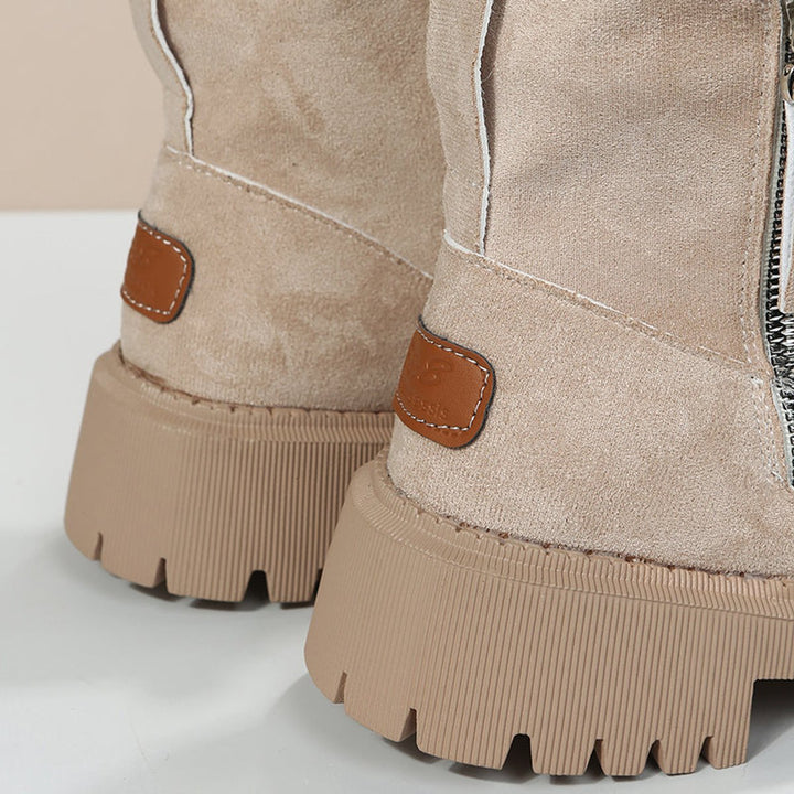 Luna | Plush And Warm Slip-On Winter Ankle Boots
