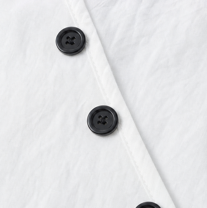 Wearvelle | Wide-Leg Jumpsuit – Sleeveless with Diagonal Buttons