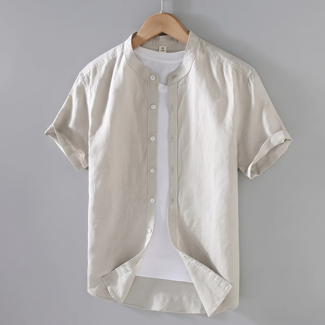 Kingsmead | Breathable Cotton Shirt – Relaxed Short-Sleeve Style for Men