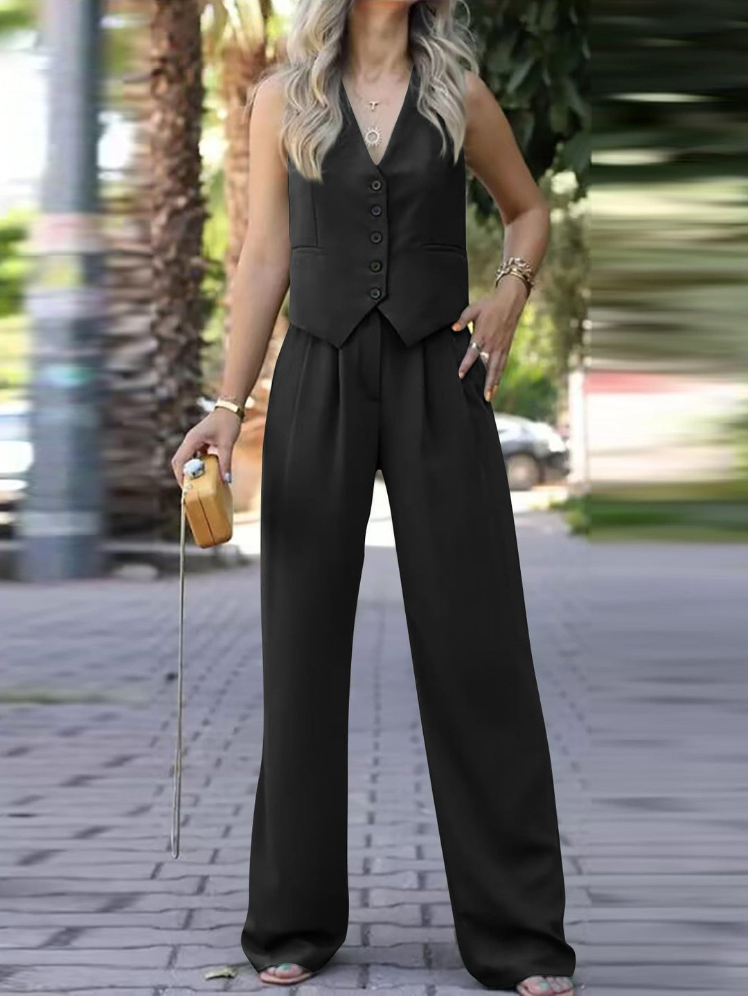 Avery | Elegant And Versatile Pantsuit Two Piece Set