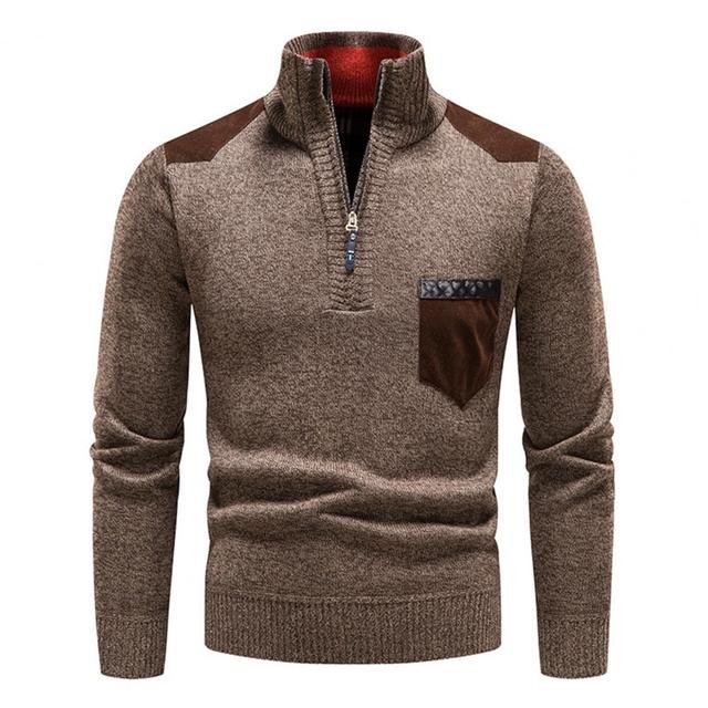 Wolcott | Wool Zip Sweater – Classic Warmth for Men
