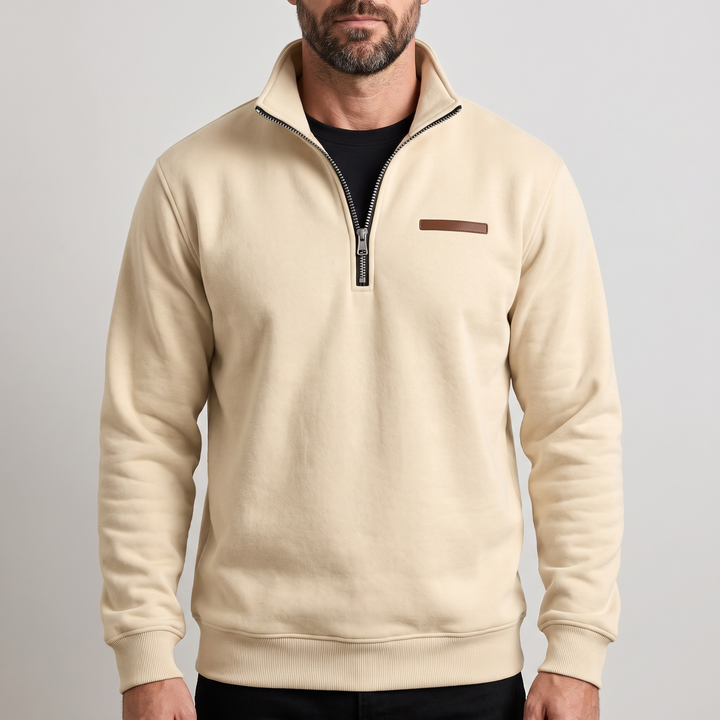 Lennox | Fleece Sweatshirt – Modern Casual Style for Men