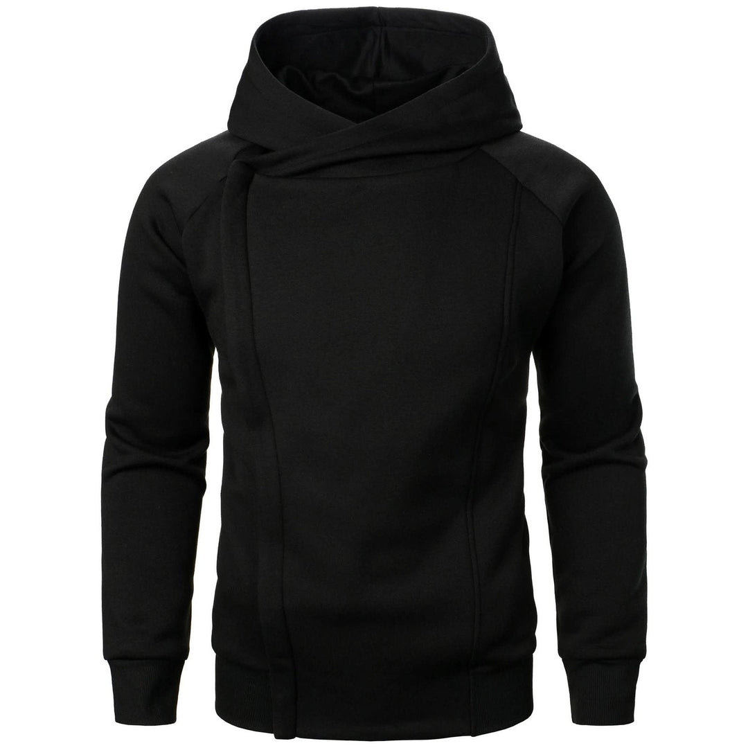 CROSSFIELD | Asymmetric Zip Hoodie – Modern Urban Style for Men