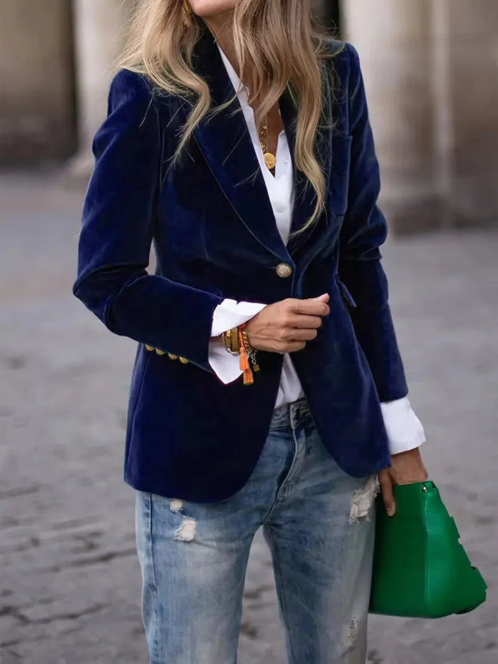 Seraphina | Comfortable And Versatile Velvet Blazer