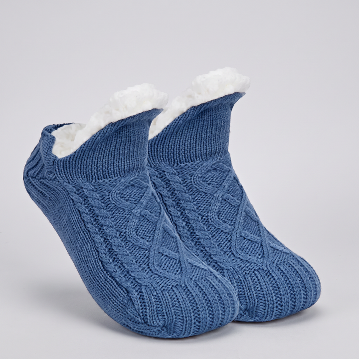 Fleexa | Fleece Lined Knit Slippers for Women