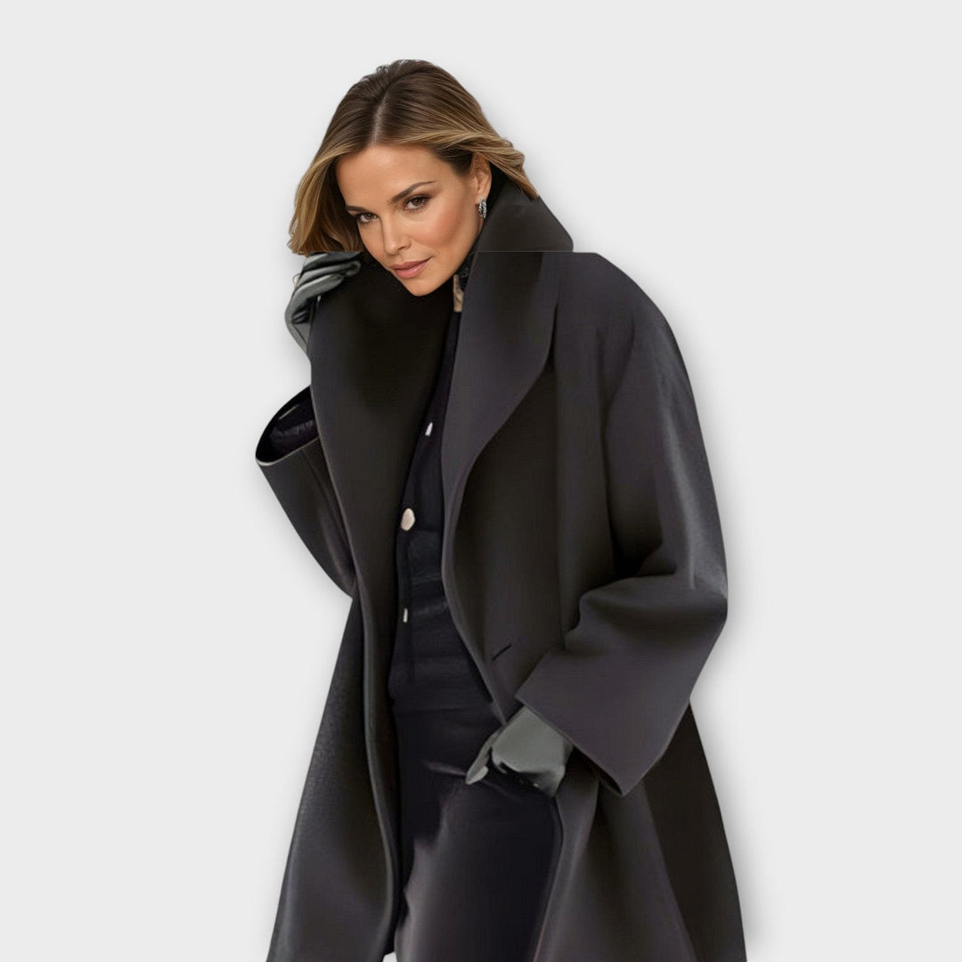 Claire | Wool Coat – Stylish Windproof Design for Women