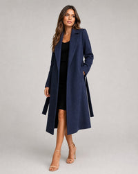 Clara | Timeless and Modern Wool Trench Coat