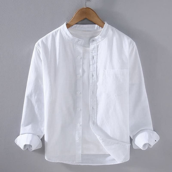 Riley | Casual Linen Shirt – Structured Design for Effortless Style