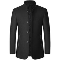 Alexander | Refined and Warm Stand-Collar Trench Coat