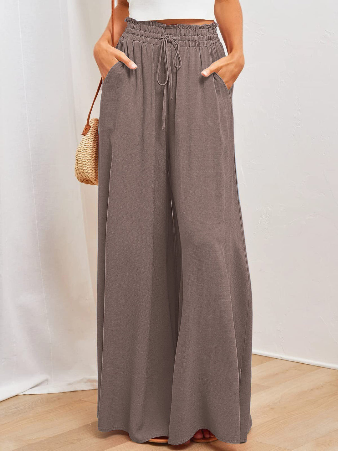 Freya | Lightweight Wide Leg Palazzo Pants