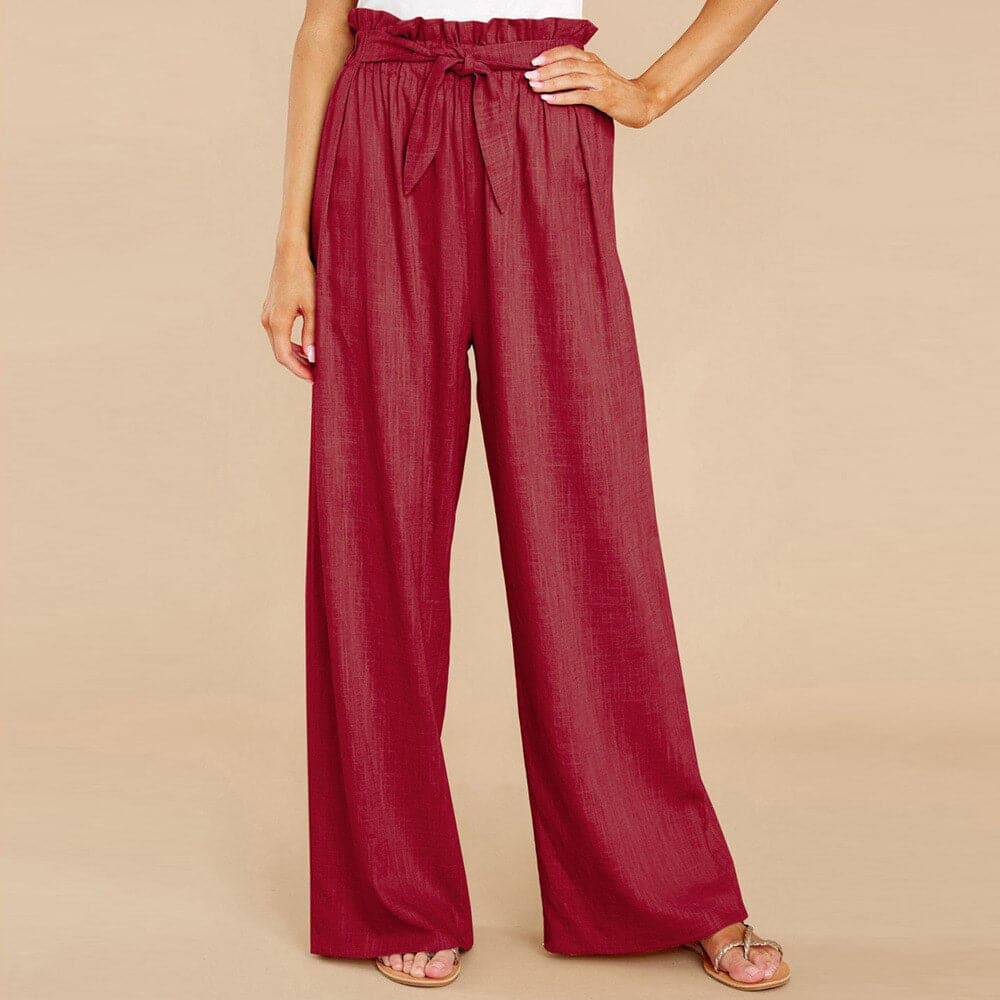Seraphina | High-Waisted Flowing Wide Leg Pants