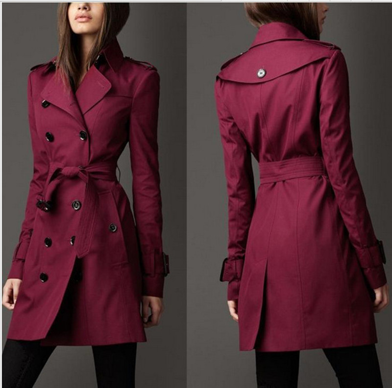 Alice | Refined And Elegant Double Breasted Trench Coat