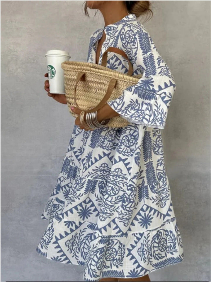 Harper | Lightweight and Casual Floral Print Tunic Dress