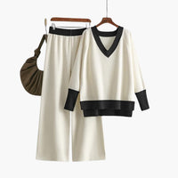 Elise | Relaxed and Modern V-Neck Sweater Set