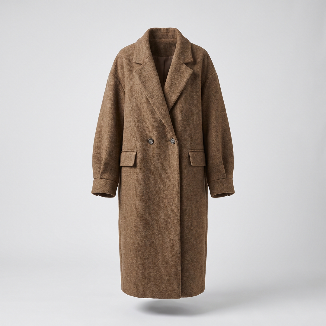 Harper | Winter Overcoat – Elegant Long Coat for Women