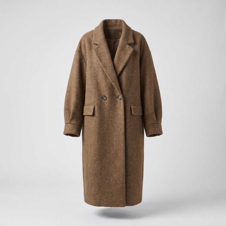 Harper | Winter Overcoat – Elegant Long Coat for Women